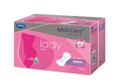 MoliCare Lady - inkontinenční vložky pro ženy při lehkém úniku moči - 4,5 kapky (Maxi), 14 ks/bal.