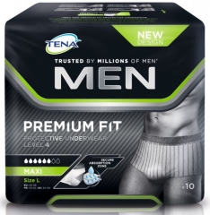 Tena Men Pants  PU - navlékací kalhotky pro muže s moderním pánským vzorem - produkt