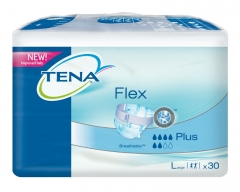 Tena Flex Plus - plenkové kalhotky s elastickým pásem - balení