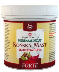 Koňská mast - hřejivá - forte - Herbamedicus - balení bylinné masti