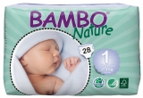 Bambo Nature - jednorázové dětské pleny - Newborn (2-4 kg), 28 ks/bal.